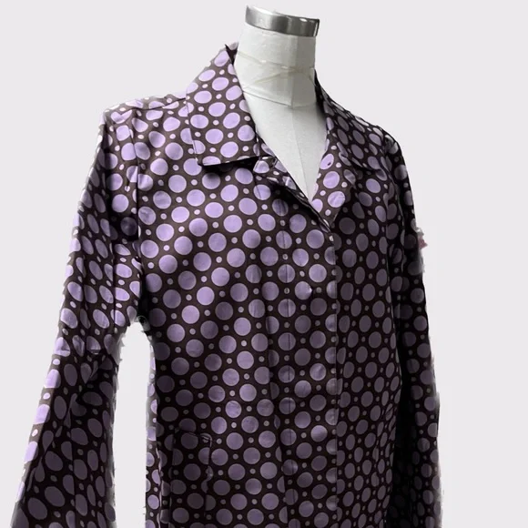 Drizzle POLKA DOT Trench/Raincoat Jacket Coat - Picture 9 of 10